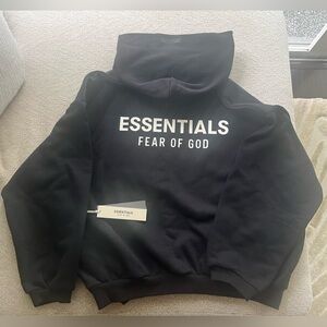 Fear of God Essentials Fleece Hoodie II 'Black'